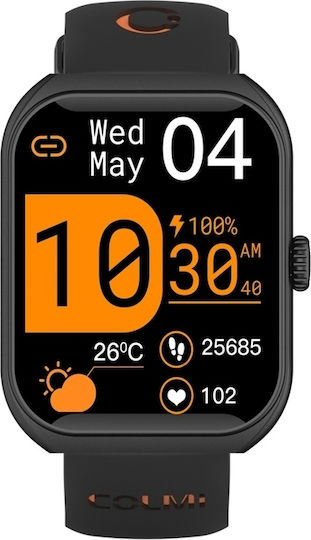 Colmi P86 Smartwatch (Μαύρο)