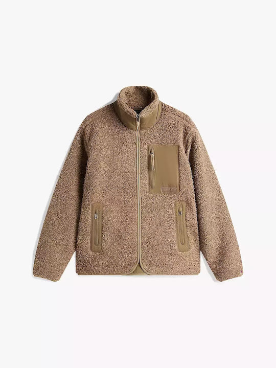 Ανδρική Ζακέτα Fleece Μπεζ