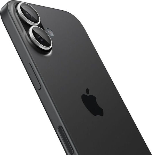 Spigen Optik Pro EZ Fit Kameraschutz Gehärtetes Glas Silver