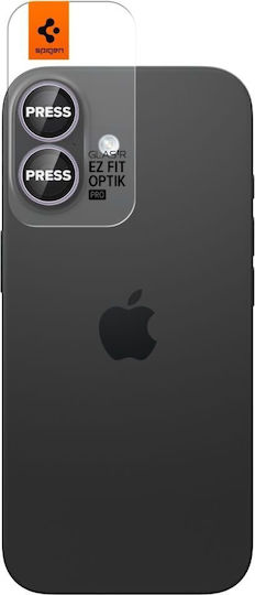 Spigen Optik Pro EZ Fit Camera Protection Tempered Glass Purple for the Iphone 16 / 16 Plus / 17