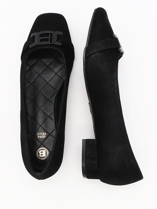 Fabric Ballerinas Black
