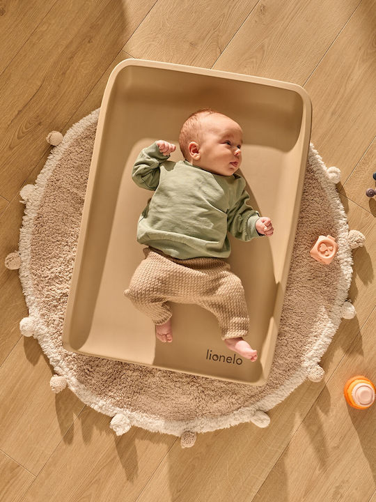 Lionelo Σκληρή Αλλαξιέρα από Πλαστικό Beige Sand 70x50cm