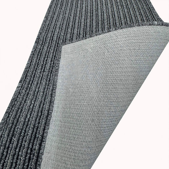Rutschfest Teppich Rechteckig Synthetisch,Polyester/Cotton/Leather Grey