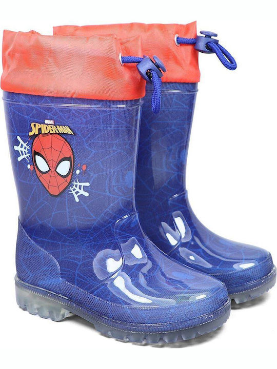Disney Kids Wellies Spiderman Blue