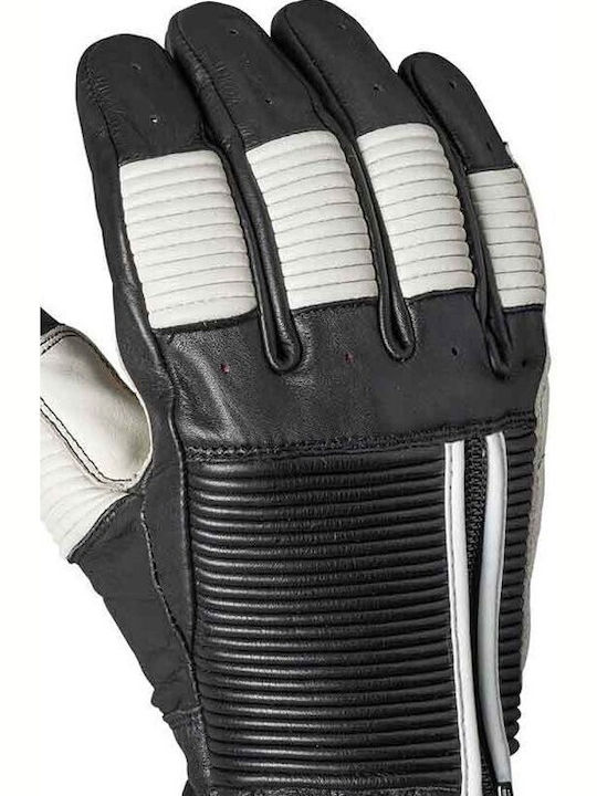 Roland Sands Design Bronzo Sommer Herren Motorradhandschuhe Schwarz