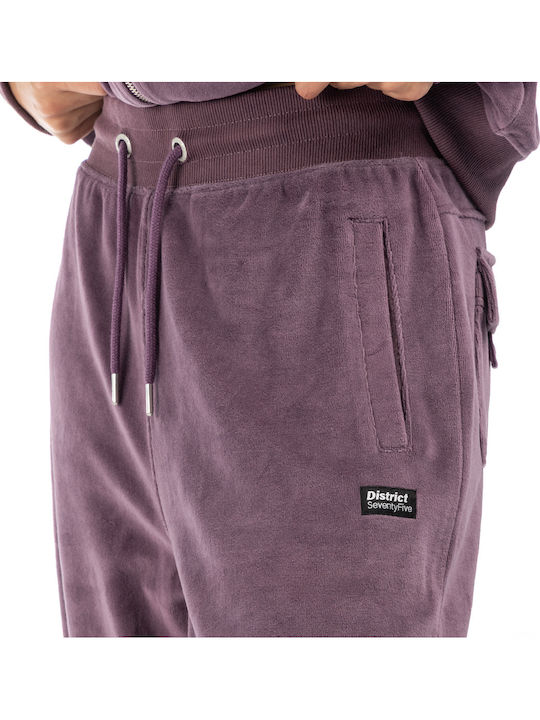 Sweatpants Velvet Purple