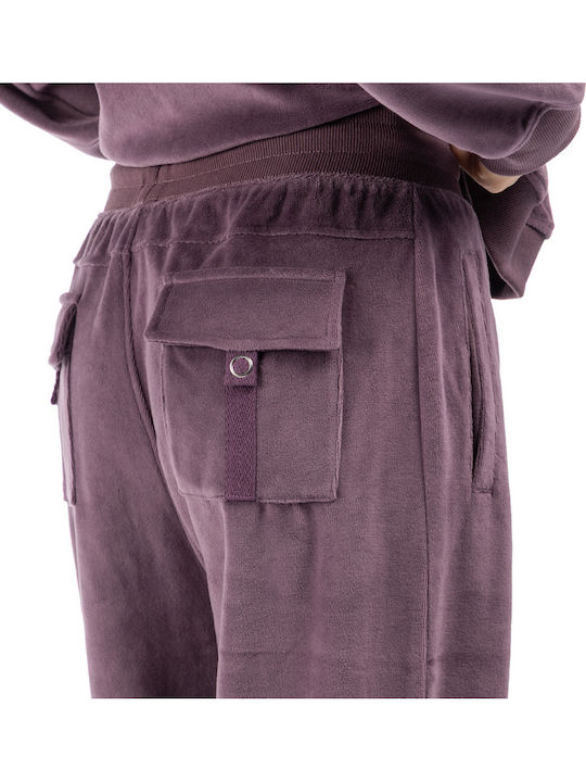 Sweatpants Velvet Purple