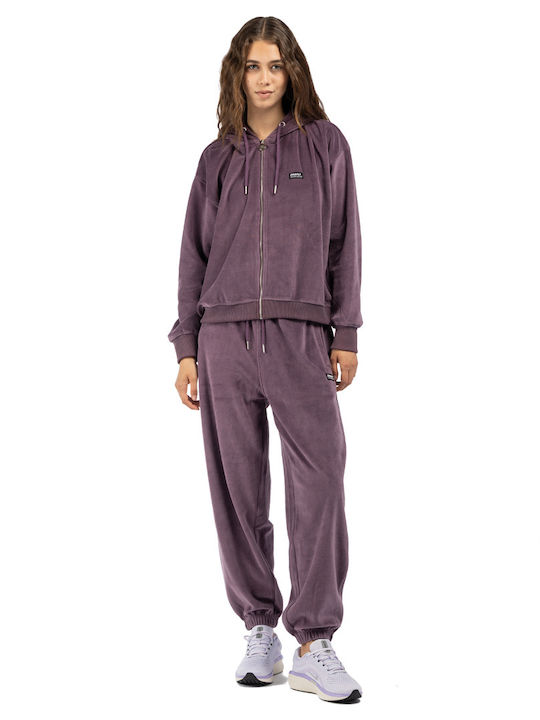 Sweatpants Velvet Purple