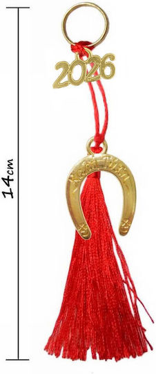 Tatu Moyo Handmade Hanging Lucky Charm Horseshoe Red 2026 14cm 1pcs Tatu Moyo Handmade Hanging Lucky Charm Horseshoe Red 2026 14cm 1pcs
