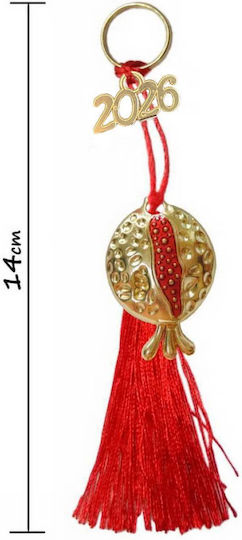 Tatu Moyo Handmade Hanging Lucky Charm Pomegranate Red 2026 14cm 1pcs Tatu Moyo Handmade Hanging Lucky Charm Pomegranate Red 2026 14cm 1pcs