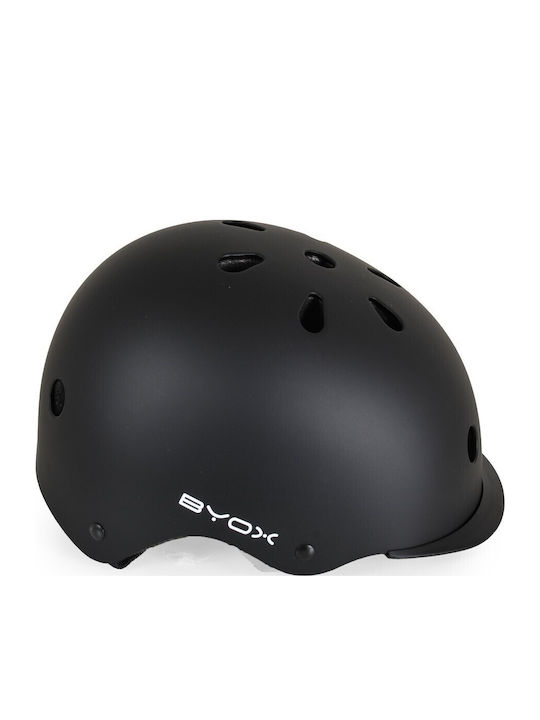 Byox Kids' Helmet for City Bike Black with LED Light