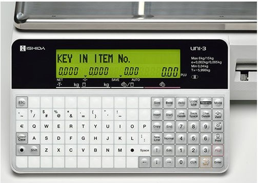 ICS Retail Scale with Label Printing Capability with Weighing Capacity of 30kg