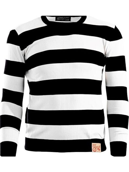 Pulover Black/off White