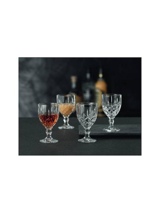 Nachtmann Set Gläser Likör/Ouzo / Sportschützen / Cocktail/Trinken aus Kristall Mit Stiel 57ml 4Stück