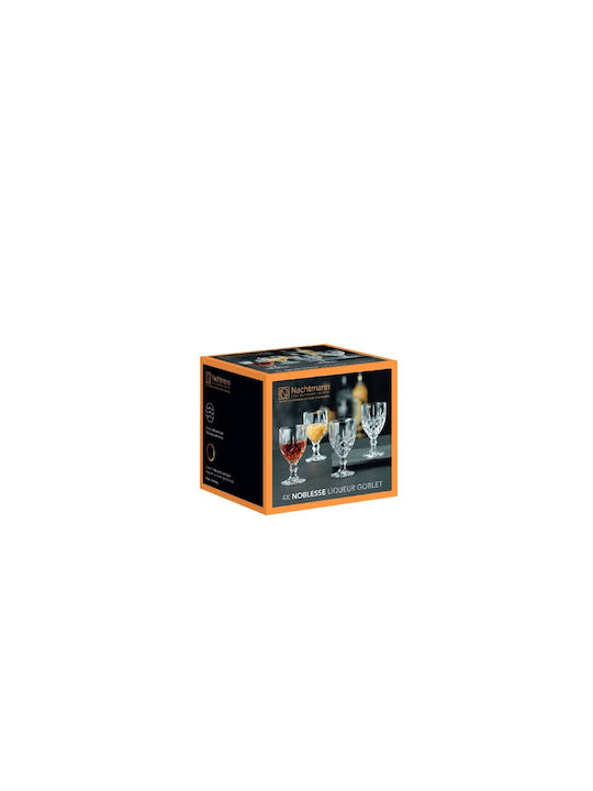 Nachtmann Set Gläser Likör/Ouzo / Sportschützen / Cocktail/Trinken aus Kristall Mit Stiel 57ml 4Stück