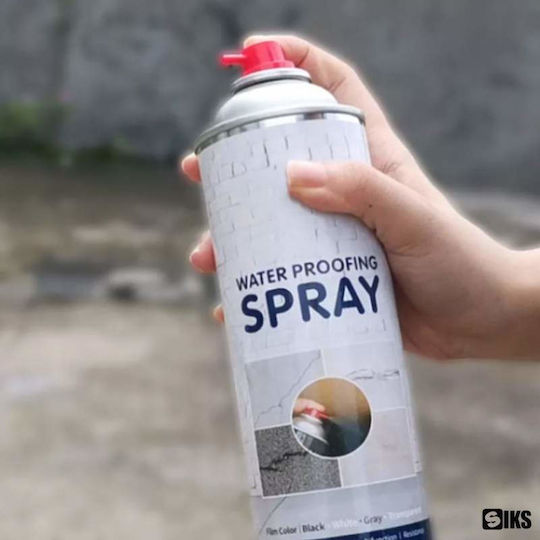 Siks Spray Etanșant Impermeabil Hidroizolație Protecție de Apă de Lungă Durată Uscare Rapidă Pentru Mai Multe Suprafețe Ciment Plăci Metal Furtunuri 450 Ml Alb