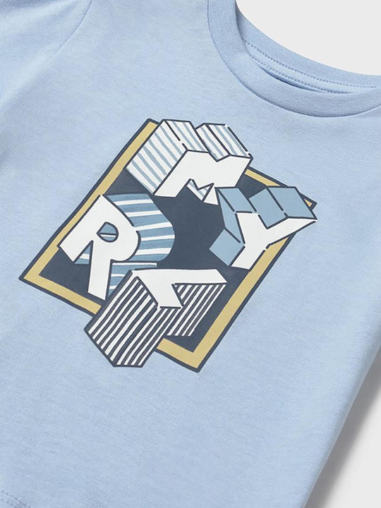 Kinder-T-Shirt blaues Licht