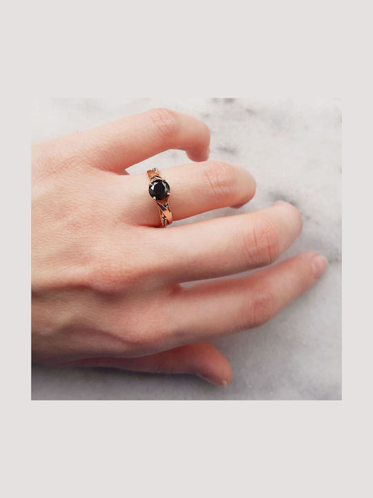 Single Stone from Rose Gold 14K