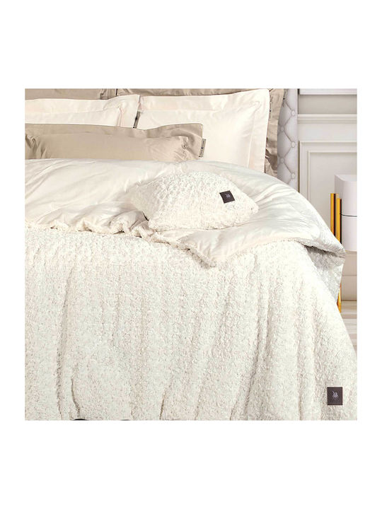 Greenwich Polo Club Bettbezug mit Hollowfiber-Füllung Großes Doppelbett 240x250cm Essential 3959 White 740 GSMGsm 11 togs Togs