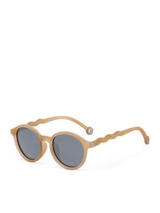 Olivio & Co Classic Oval Kids Sunglasses with Polarized Lenses Beige