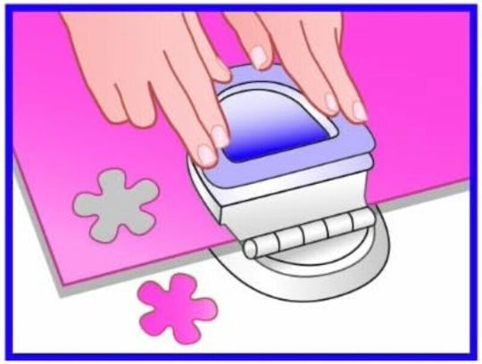 Wellenschliff Herz-Ausstecher "Stempel Set" Wilton