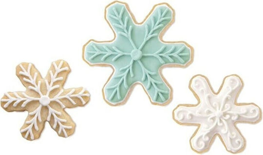 Set De 3 Bucăți Cookie Cutter Fulgi De Zăpadă Wilton