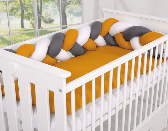My Sweet Baby Πάντα Πλεξούδα Εσωτερική White, Mustard, Anthracite