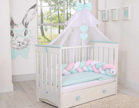 My Sweet Baby Панта Плетена Вътрешен White, Pink, Mint