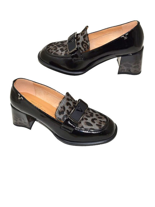 Pumps mit mittelhohem Absatz Animal Print