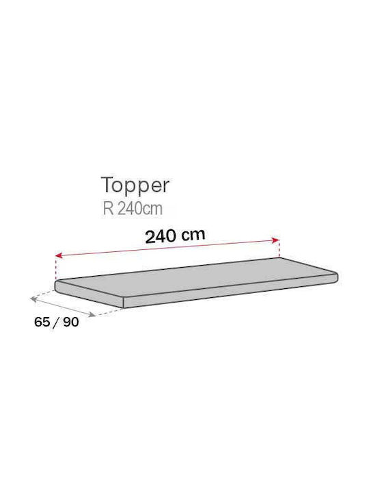 Sofazip Impermeabil Husă Elastică Scaun Cappuccino 90x220cm 1buc SZTOPCAPP