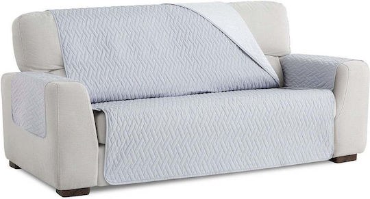Sofazip Waterproof Elastic Cover for Four Seater sofa Light Gray 220εκ. 1pcs SZMATIMPGRIDESCH