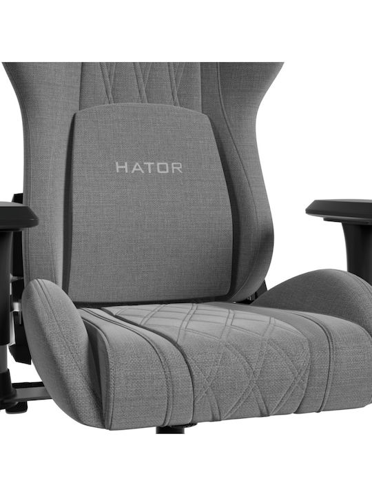 HATOR Darkside 3M Υφασμάτινη Καρέκλα Gaming με Ρυθμιζόμενα Μπράτσα Γκρι