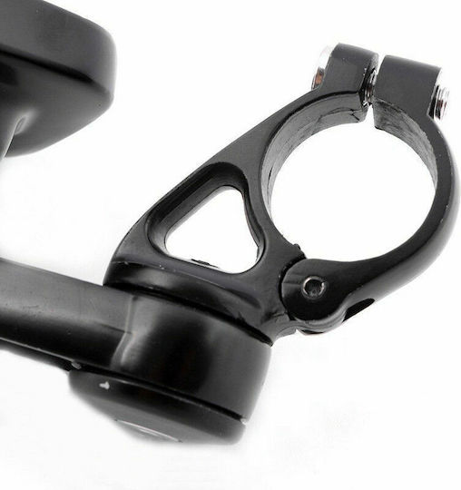 Motorcycle Mirrors 2pcs Black