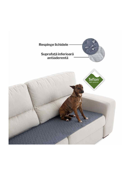 Sofazip Wasserdicht Elastische Abdeckung für Zweisitziges Sofa Cappuccino 90x130cm 1Stück SZTOPCAPP