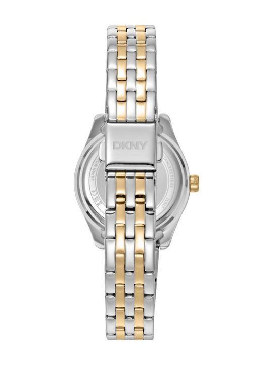 DKNY Women's Watch with Gold Metal Bracelet