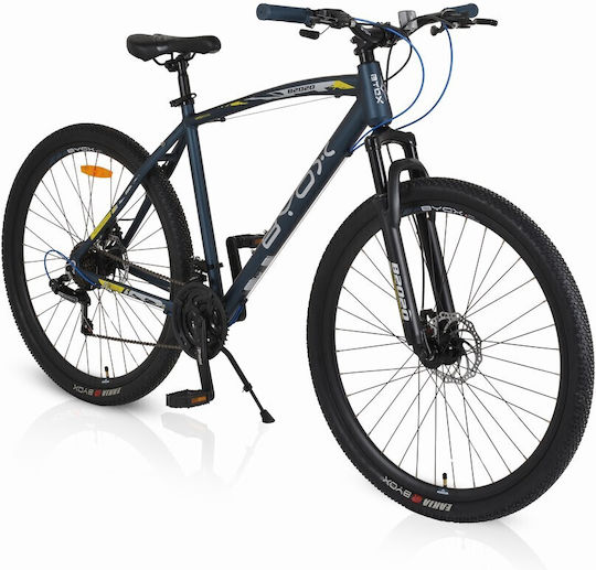Byox B2020 20 Zoll Kinderfahrrad mit Scheibenbremsen und Aluminiumrahmen Blau