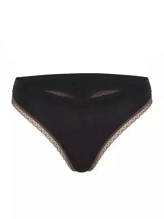 Femei Șir de caractere 3Pack Negre