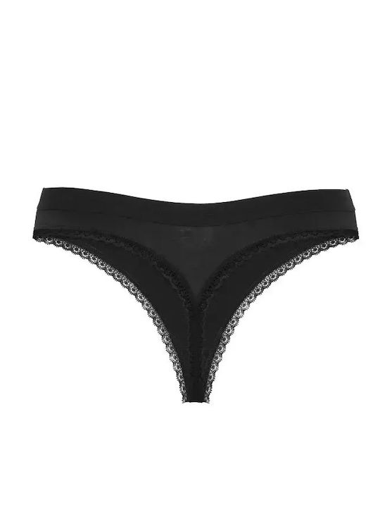 Femei Șir de caractere 3Pack Negre