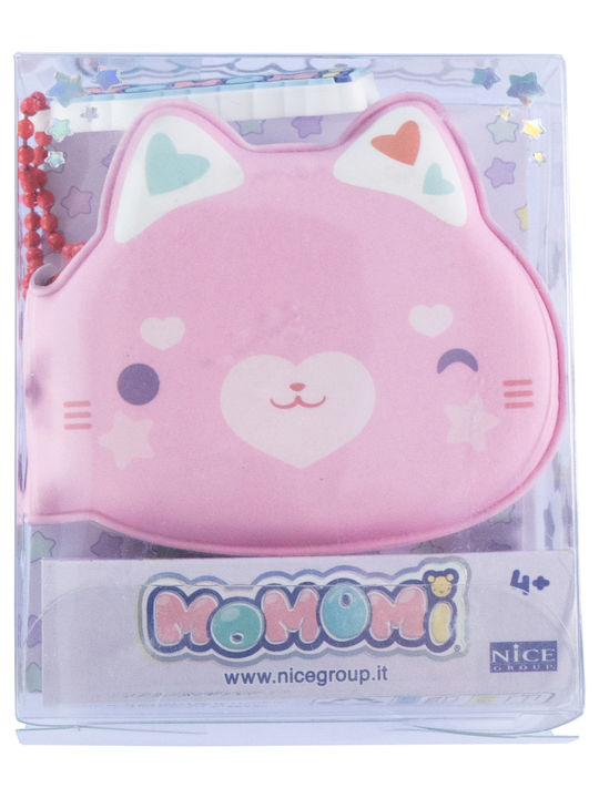 Mini-Journal Momomi Cat-Shaped Keychain Soft Planner Chain