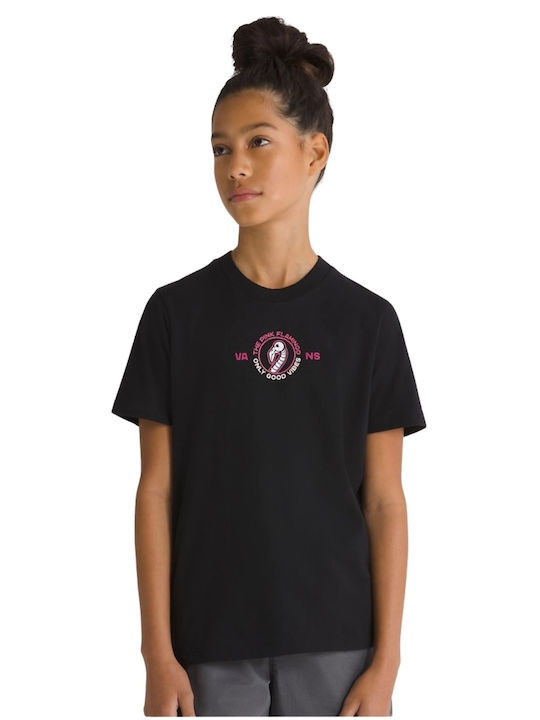Kids Short-sleeved Black Top