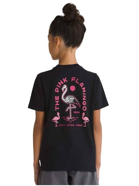Kids Short-sleeved Black Top