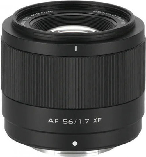 Viltrox Full Frame Φωτογραφικός Φακός AF 56mm f/1.7 XF Σταθερός για Fujifilm X Mount Μαύρος