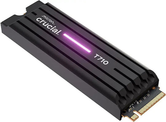 Crucial T710 SSD 4TB M.2 Type With PCI Express 5.0 Connection And Heatsink PS5 Compatible CT4000T710SSD5