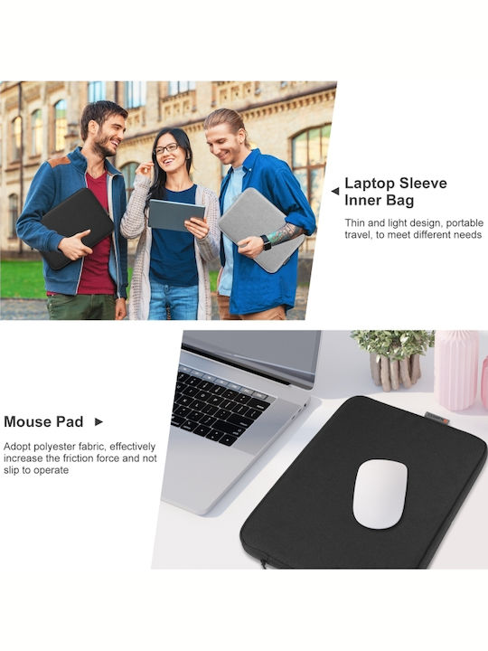 Haweel Θήκη για Laptop 15" σε Μαύρο χρώμα HWL7015B