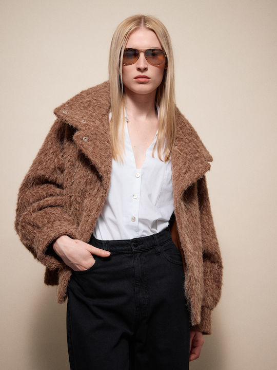 Women's Short Fur Brown