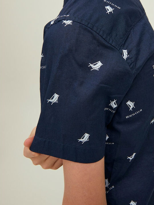 Kids Shirt Short Sleeve Blue