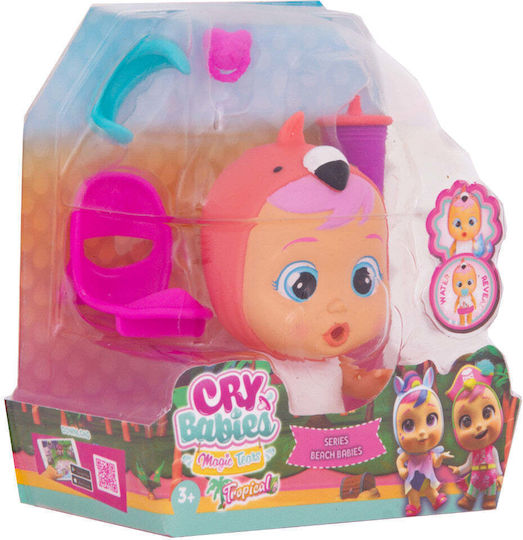 Imc Toys Плачещи Бебешка Кукла Cry Babies Magic Tears Beach Fancy За 1.5+ Години