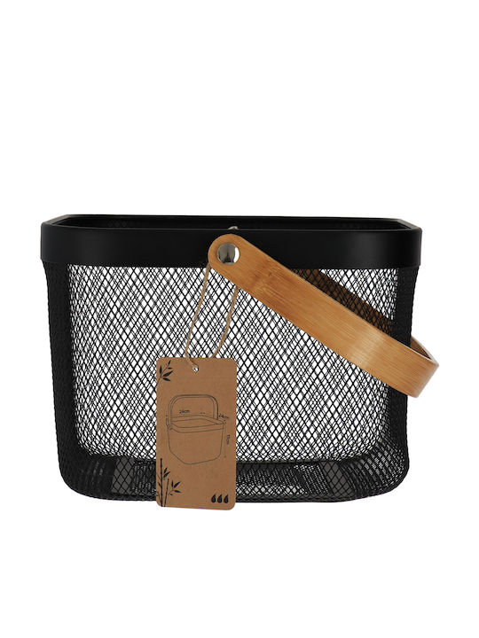 Storage Basket 24x24x17.5 T-d Storage Black 8860103 24x24x17.5 Metallic