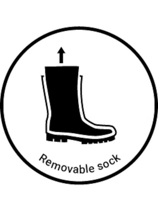 Kids Wellies Roma with Internal Lining Black