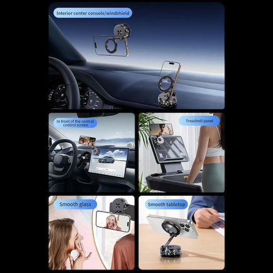 Auto Handyhalterung mit Magnet Silber
